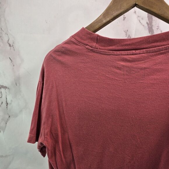 The North Face T Shirt Womens Small Pink Boxy Tee Short Sleeve Cropped Logo - Picture 6 of 12